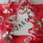 Heart Tag and Ribbon Attached to Gift Bag JKSJKSDesign