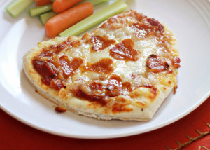 Heart-Shaped Homemade Pepperoni Pizza makezine.com
