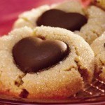 Peanut Butter Heart Cookies princesspinkygirl.com 